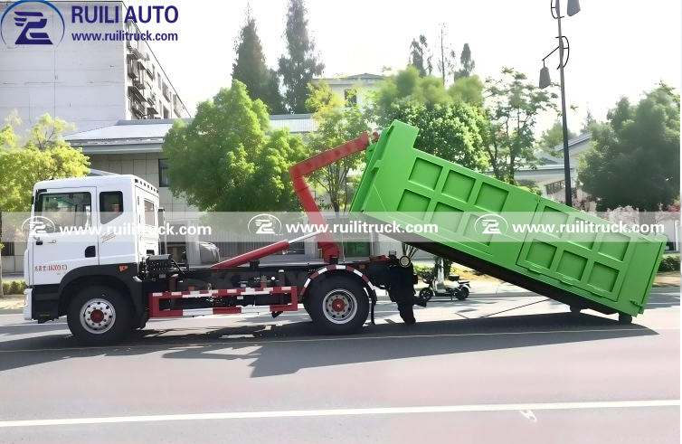 Hook-lift Garbage Truck 10 T Used in Shopping Mall suppliers